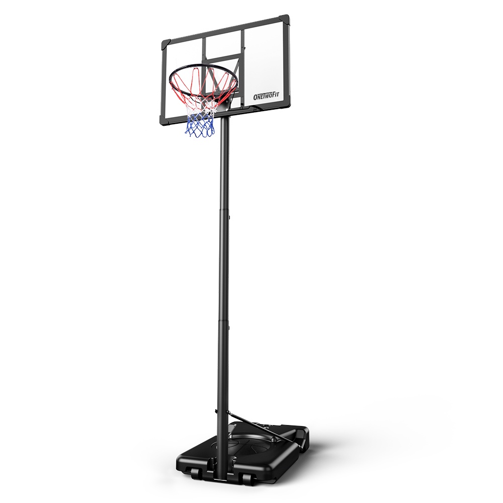 OneTwoFit Professional Basketball Hoop Adjustable Basketball Stand ...