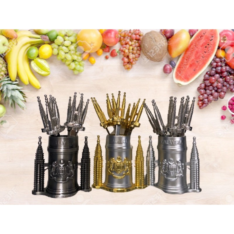 Jioakfa 1 Set Fruit Fork Stainless Steel Fruit Picks Fruit Picks With Base Metal Fruit Picks Cute Metal Fruit Picks Bunny Fruit Stick Fruit Stick Dessert - View #9