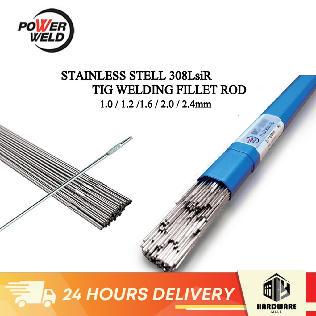 1KG POWER WELD MC-308LSiR STAINLESS STEEL TIG WELDING FILLER ROD RODS ...