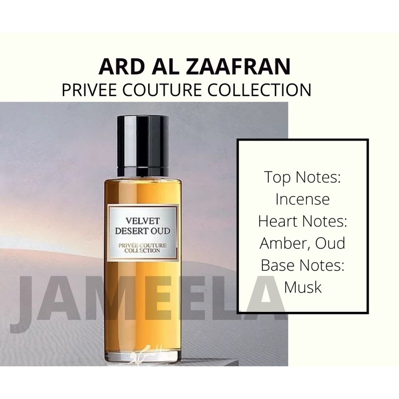 Velvet Desert Oud Privee Couture Collection Shopee Malaysia