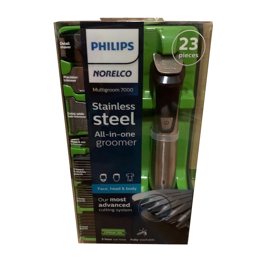 Philips Norelco MG7750/49 Multigroom Series 7000 Premium AllinOne Trimmer Shopee Malaysia