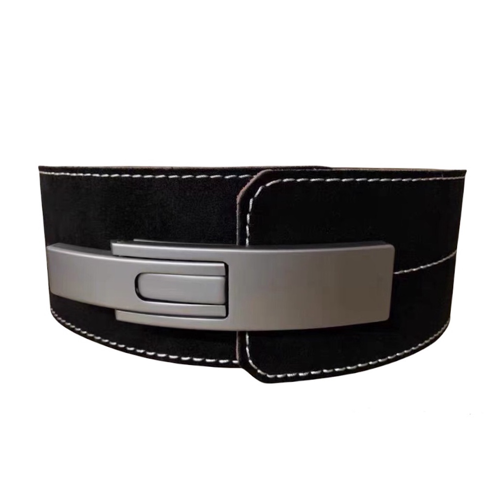 [READY STOCK] Powerlifting 10mm Stiff Leather Lever Belt Strongman