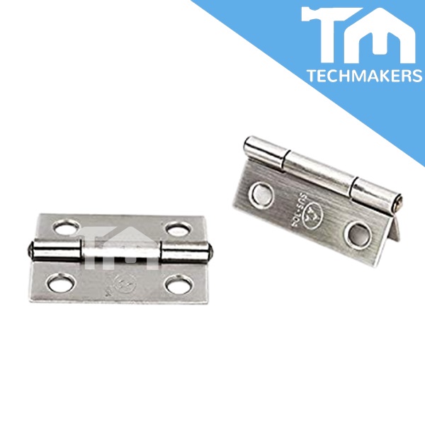 1pcs of 1.5" 1.5 inch 38mm Stainless Steel SS Folding Hinge Home Furniture Hardware Door Hinge Small Hinges TechMakers