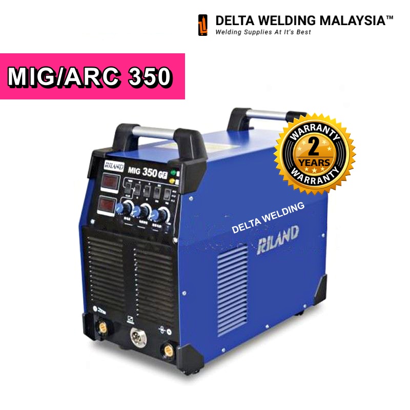 DELTA WELDING RILAND MIG + ARC 350 WELDING MACHINE MALAYSIA | Shopee ...