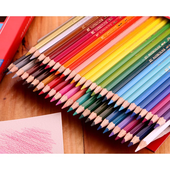 Colorarty 48 Watercolor Pencils Set - Professional Colored Pencils