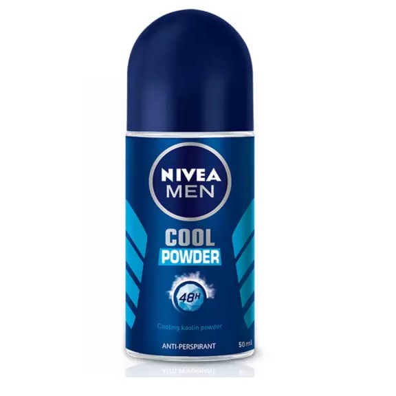 NIVEA Men Deodorant Roll On - Cool Powder | Shopee Malaysia