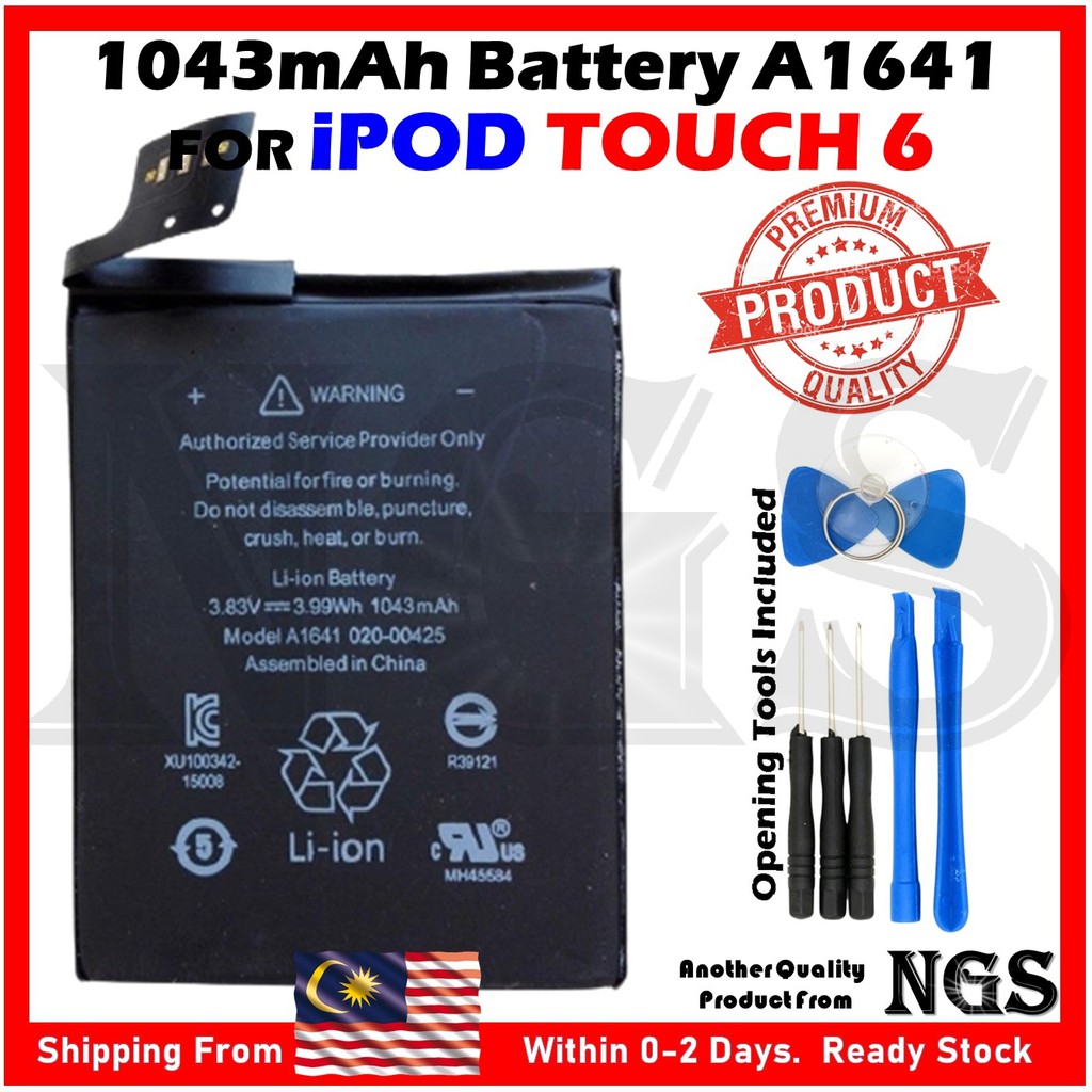 1043mAh Battery Compatible For iPod touch 6th Generation iPod touch 6 A1574  A1641 | Shopee Malaysia