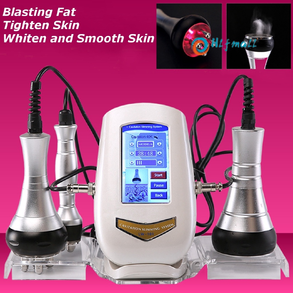 W Ultrasonic Cavitation Body Slimming Machine Khz Cavitation Ultrasonic Rf Radio Frequency