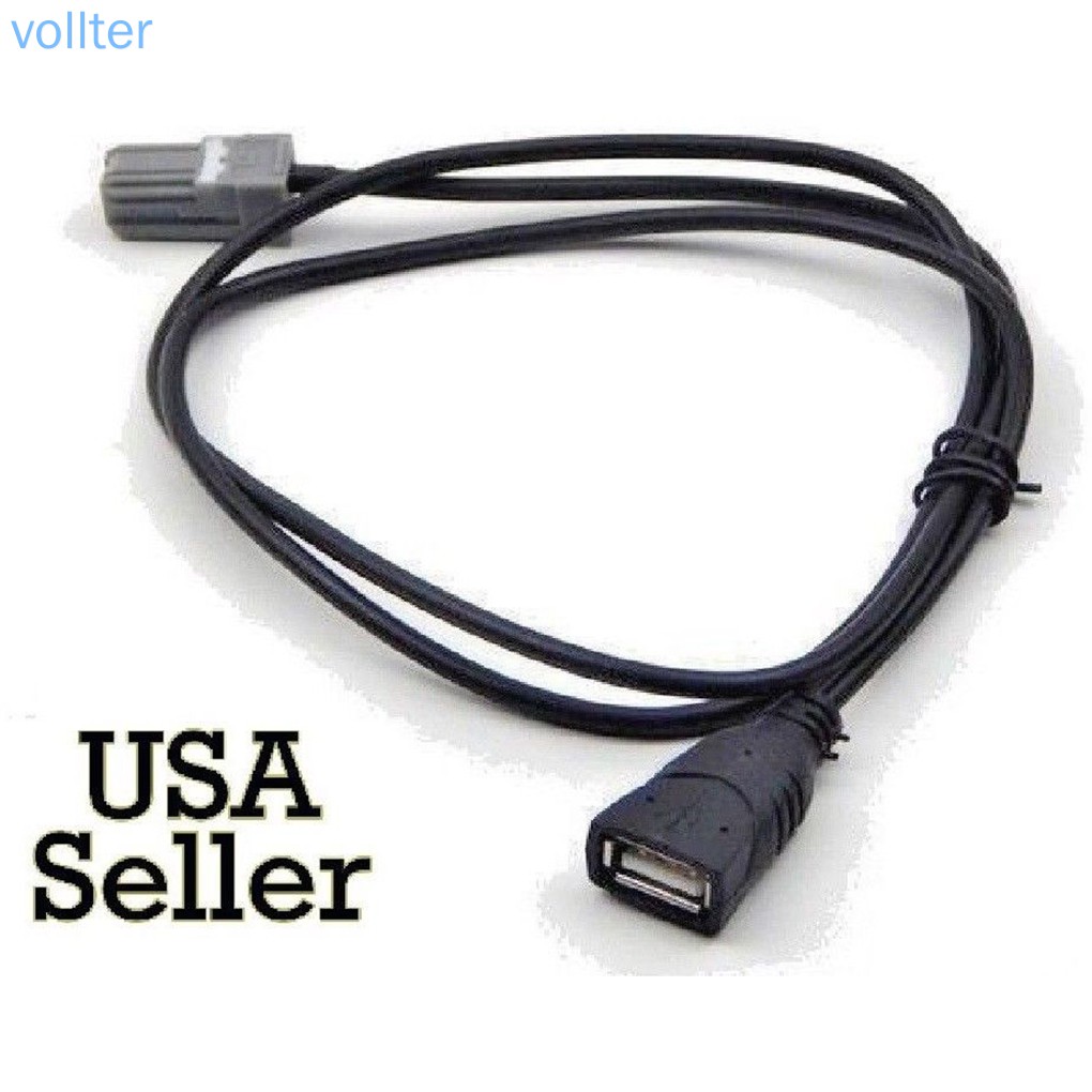 VOLL Car AUX USB MP3 Audio Input Cable Adapter for Toyota Camry RAV4