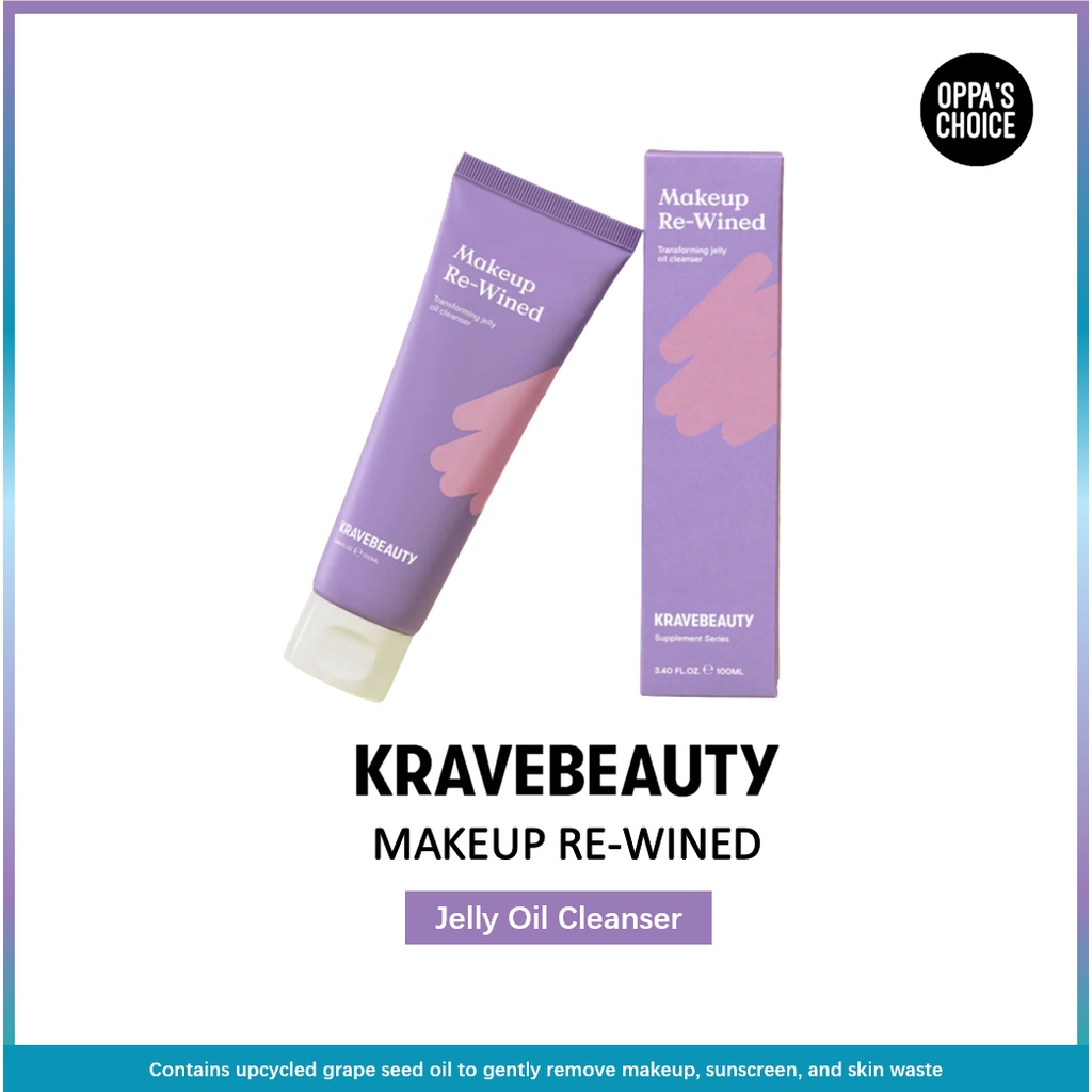 [NEW/READY TO SHIP] KRAVE BEAUTY MAKEUP REWINED JELLY OIL CLEANSER