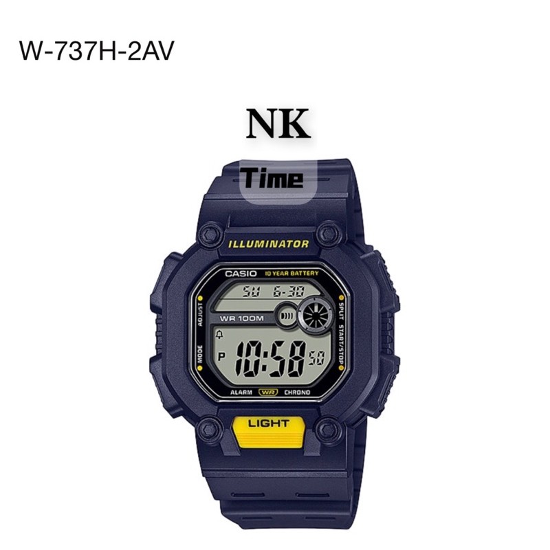 CASIO SPORT WATCH 100 ORIGINAL W737H2AV Shopee Malaysia