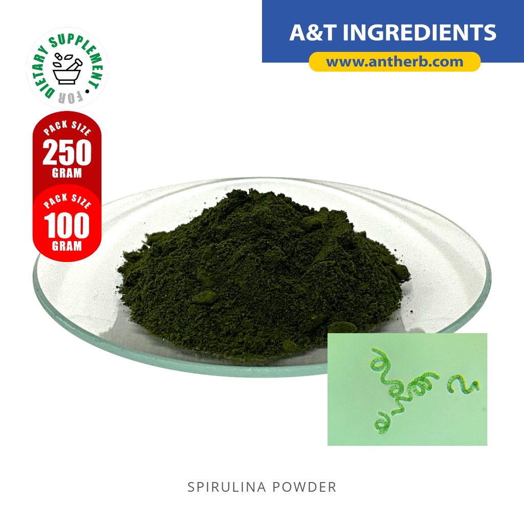 [100g/250g] Spirulina Powder / Serbuk Spirulina HALAL Certified