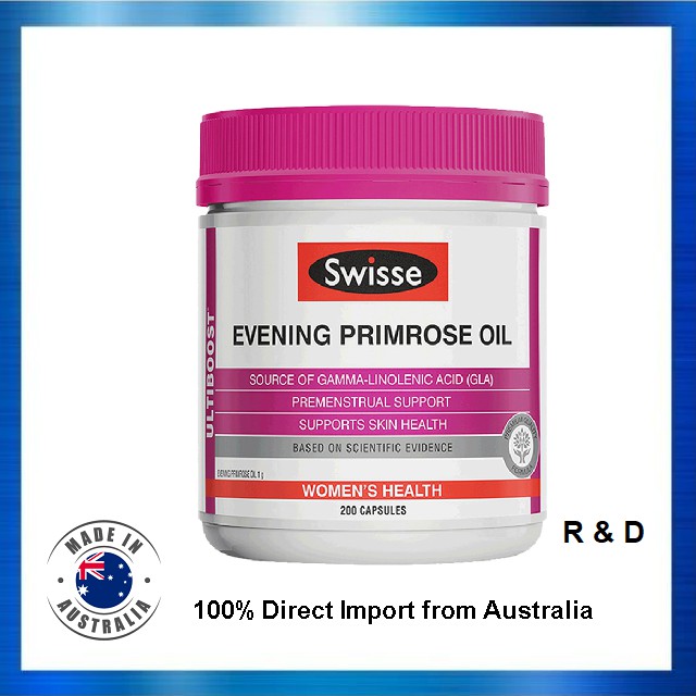 Swisse Ultiboost Evening Primrose Oil ( 200 Capsules ) (Made in Australia) Shopee Malaysia