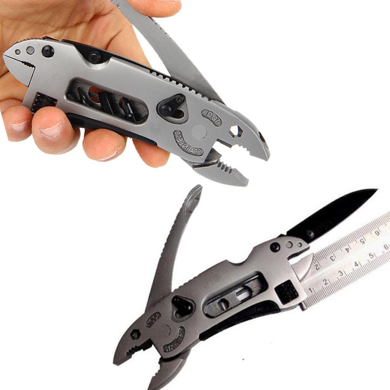 MKR Multi Purpose Outdoor Tools Set Adjustable Wrench Screwdriver Jaw ...
