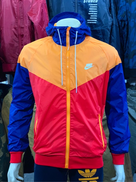 Nike multicolor windbreaker best sale