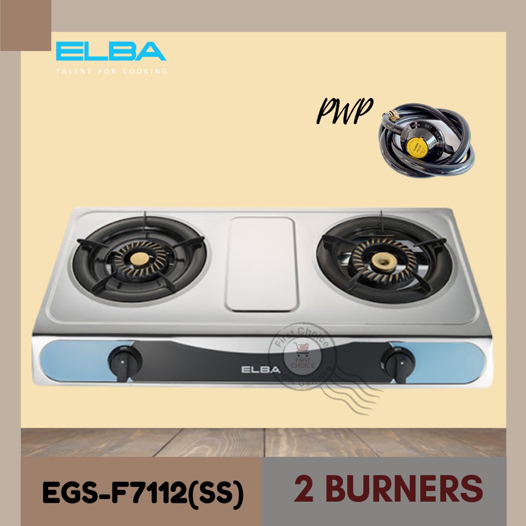*Sales* Elba 2 burner Gas Stove EGSF7112(SS) EGSF7112 or EGSF7192(SS