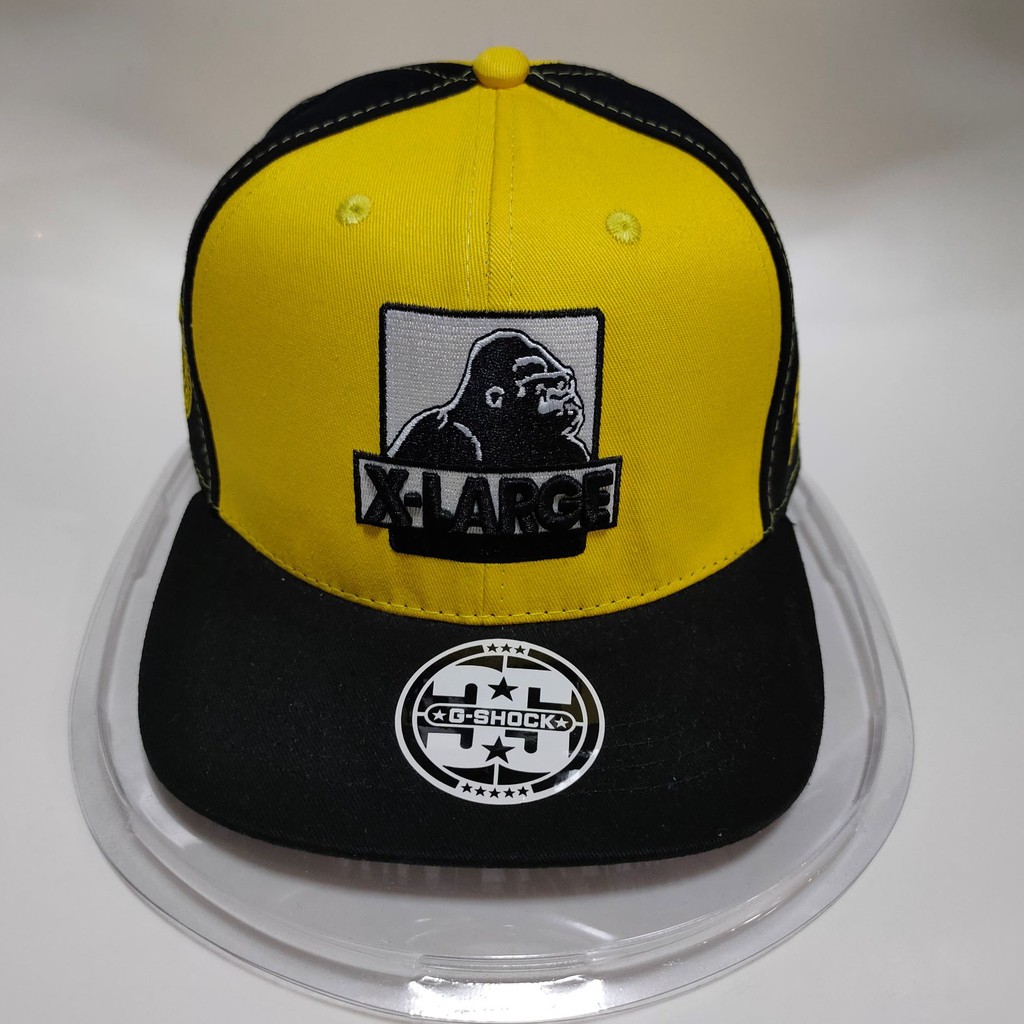 ✓NEW STOCK CAP X-LARGE G-SHOCK TOPI SNAPBACK XLARGE GSHOCK YELLOW