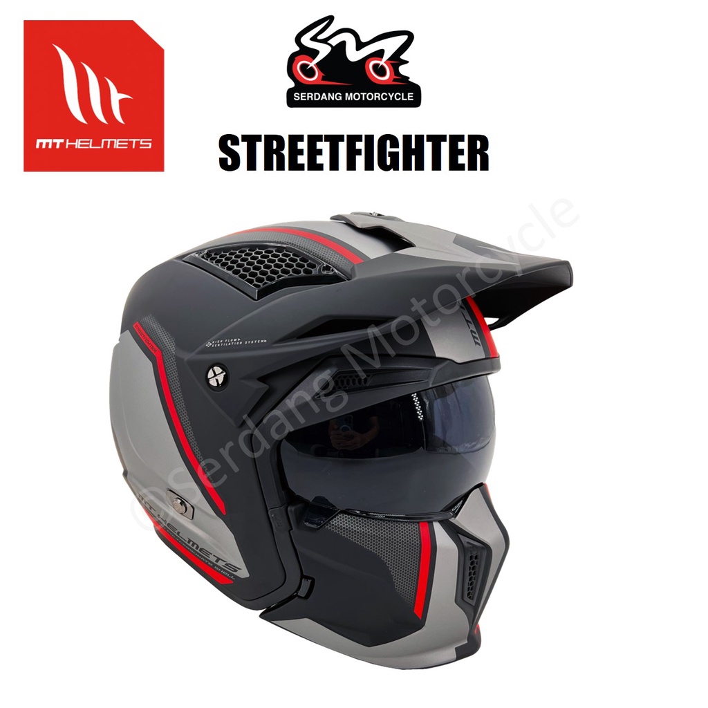 Mt Helmet Street Fighter MT Helmets STREETFIGHTER Full Face Helmet
