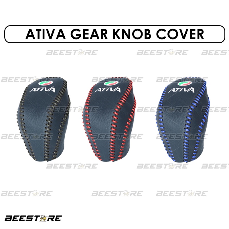 Perodua BEZZA MYVI 2022 2023 ATIVA Genuine Leather Gear Knob Handbrake ...