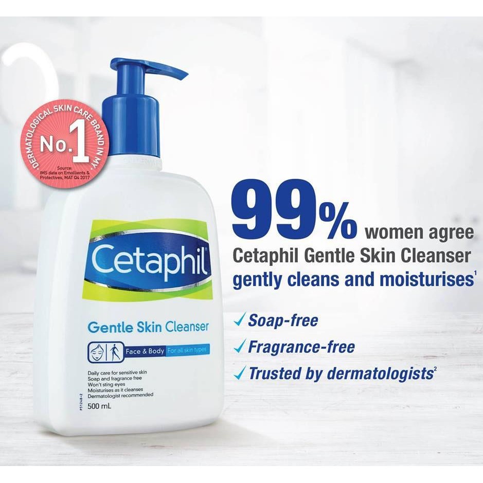 Cetaphil Gentle Skin Cleanser 500ml Shopee Malaysia