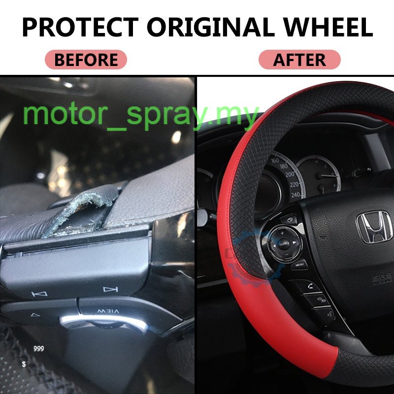 Penutup Roda Stereng Kereta Car Steering Wheel Cover 38CM Stering Cover