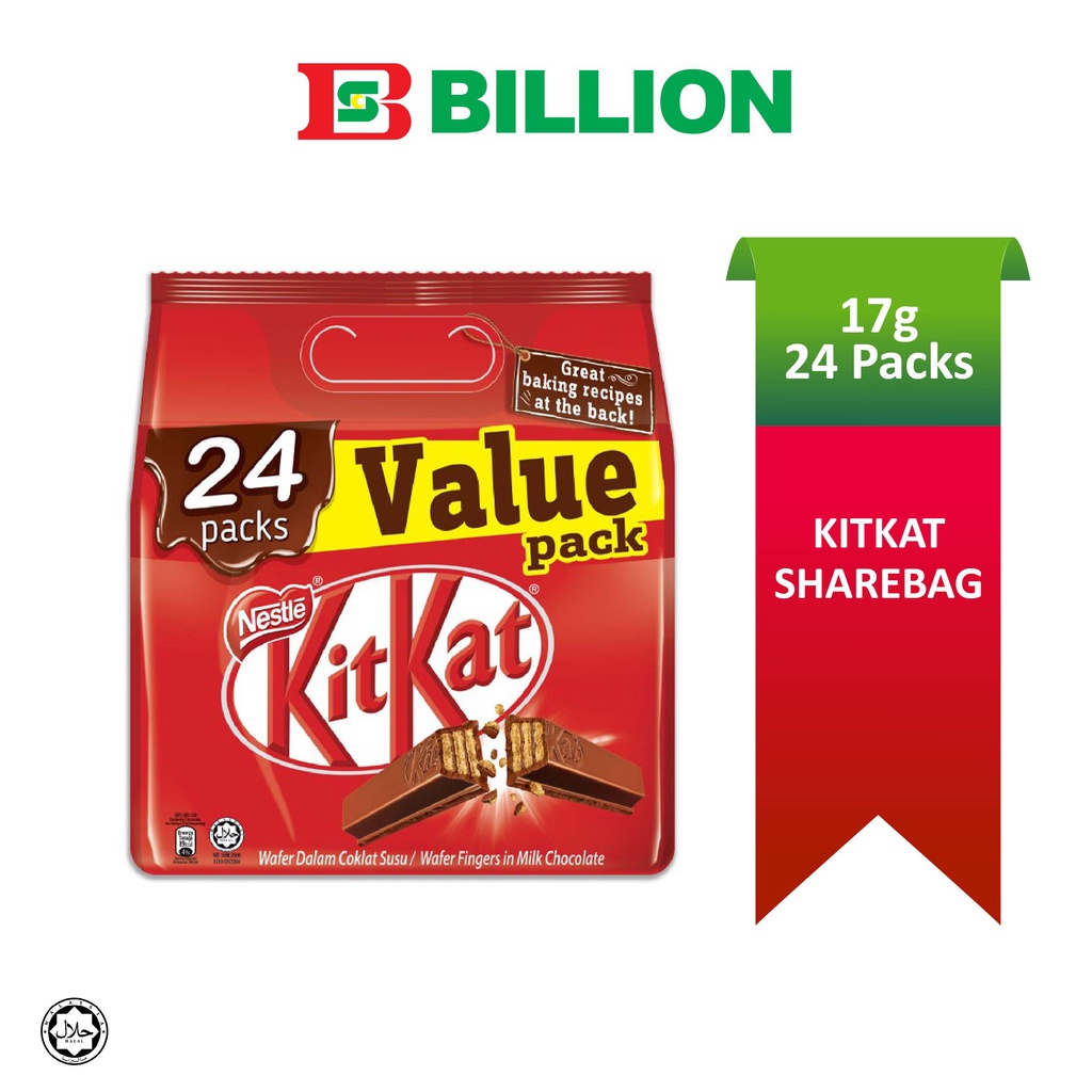 KIT KAT Share Bag 17g x 24's ( EXP ** DEC 2024 ) Shopee Malaysia