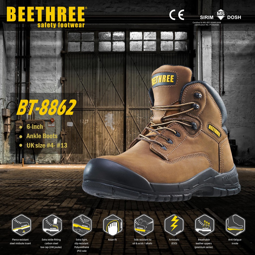 Beethree shop safety shoes