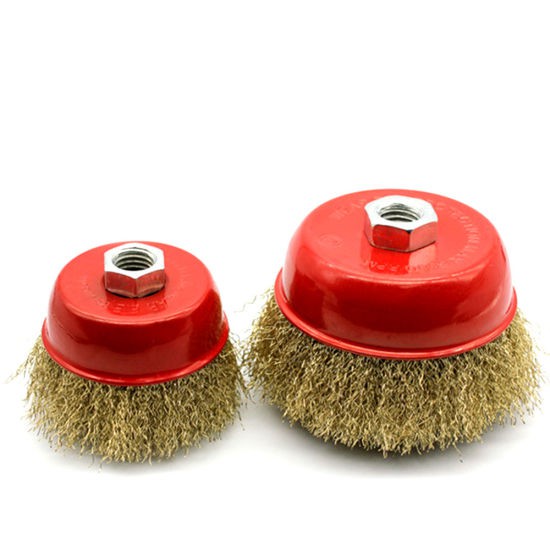 CUP BRUSH 3" & 4" inch brass cup brush/ CUP BRUSH WIRE WHEEL CUP BRUSH