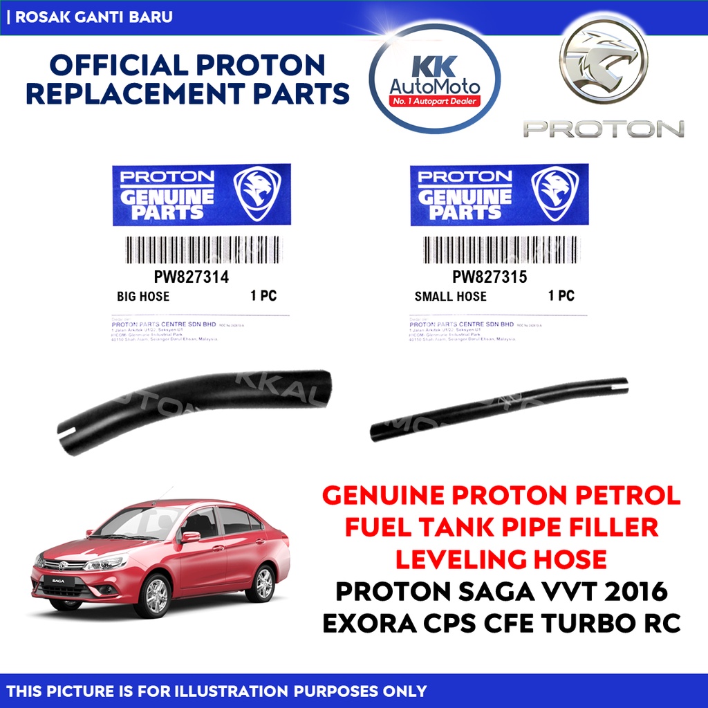 Genuine Proton Petrol Fuel Tank Pipe Filler Leveling Hose Proton Saga VVT 2016 Exora CPS CFE