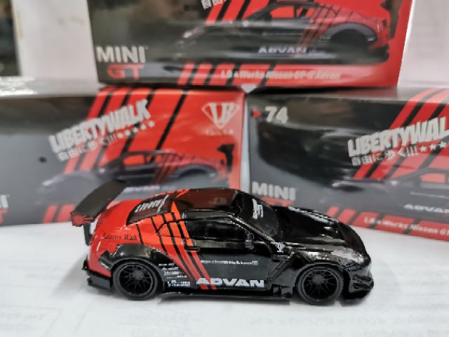 Mini GT LB Works Nissan GT-R Advan#74 | Shopee Malaysia