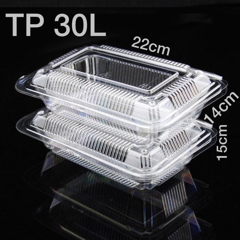 TP-30L (50 pcs) Plastic Tray / Disposable Packaging Food Tray / Bekas ...