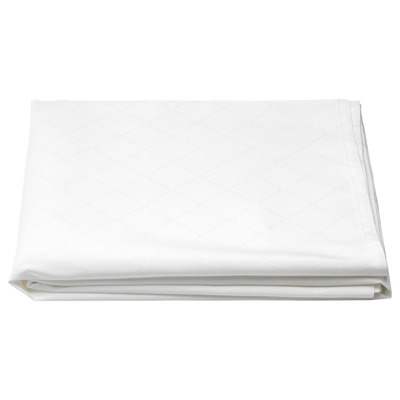 IKEAFULLKOMLIG Tablecloth, white145x240 cm with defect (little mark
