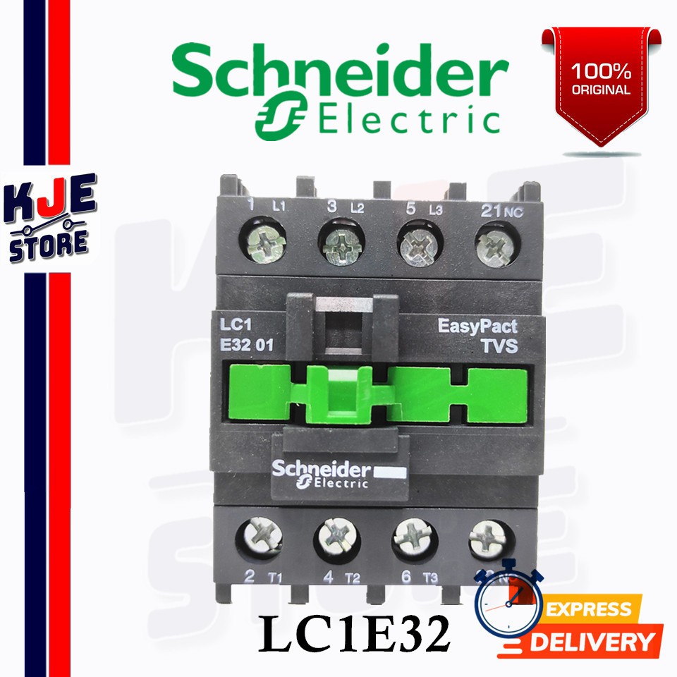 SCHNEIDER LC1E32 [01/10] [F5/U5] EasyPact TVS 3P Contactor [Ready Stock ...