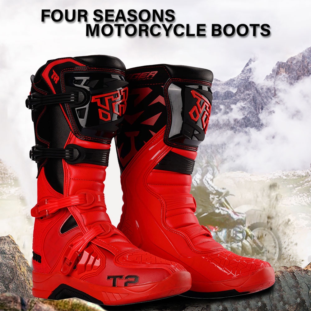 TR Motocross Boots Motorcycle Enduro Professional Racing Motorcycle Off ...
