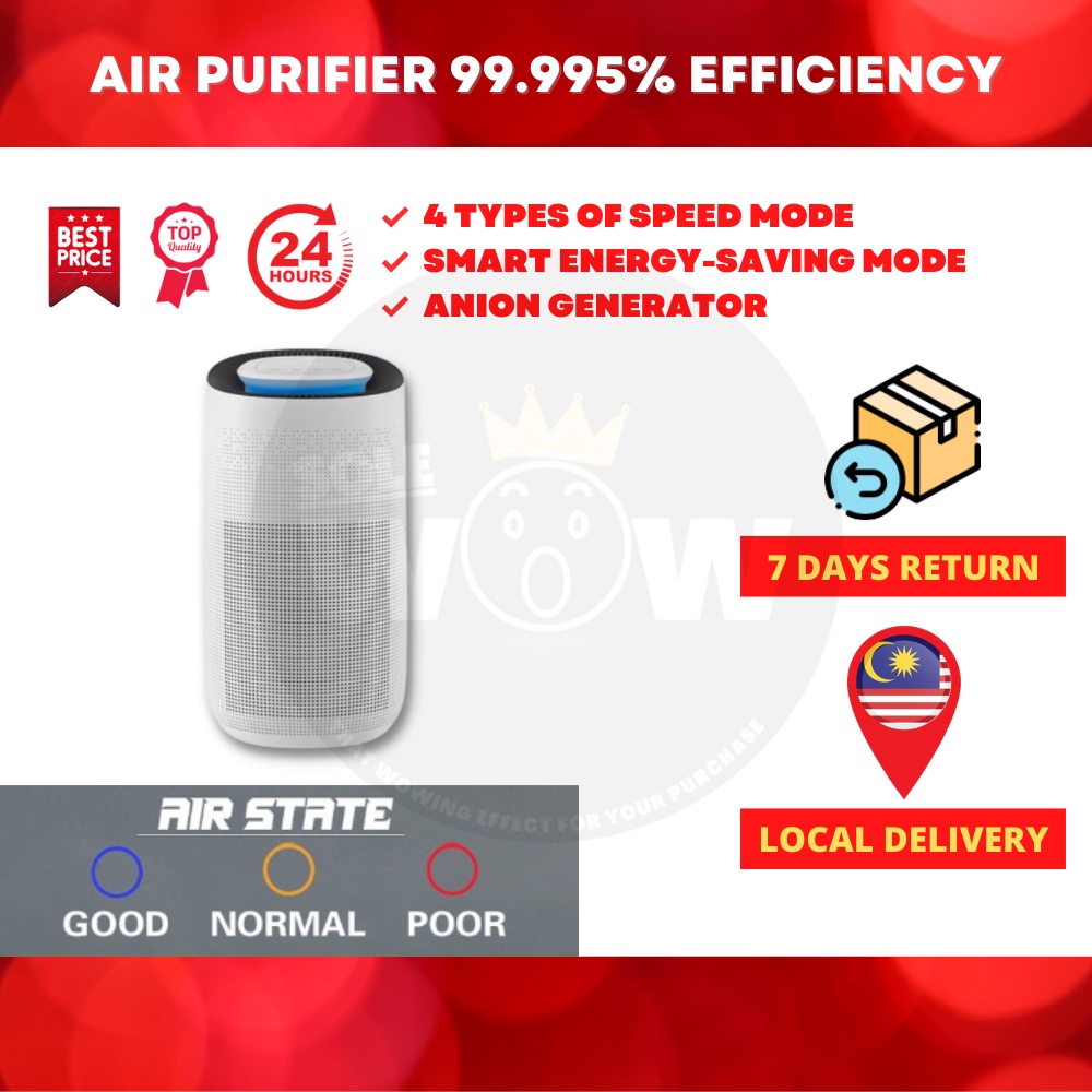 Air Purifier Removes Peculiar Smell and Absorbs Dust Purifies Air for
