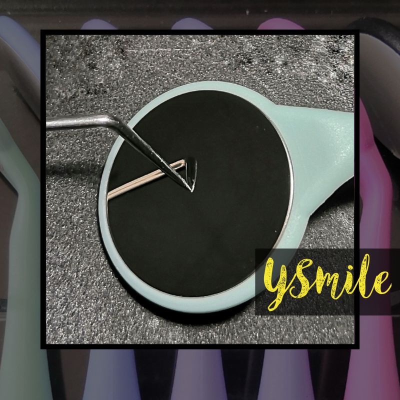 Rhodium Coated Dental Mouth Mirror Double Sides Endodontic File Gauge Ruler Endo Autoclavable