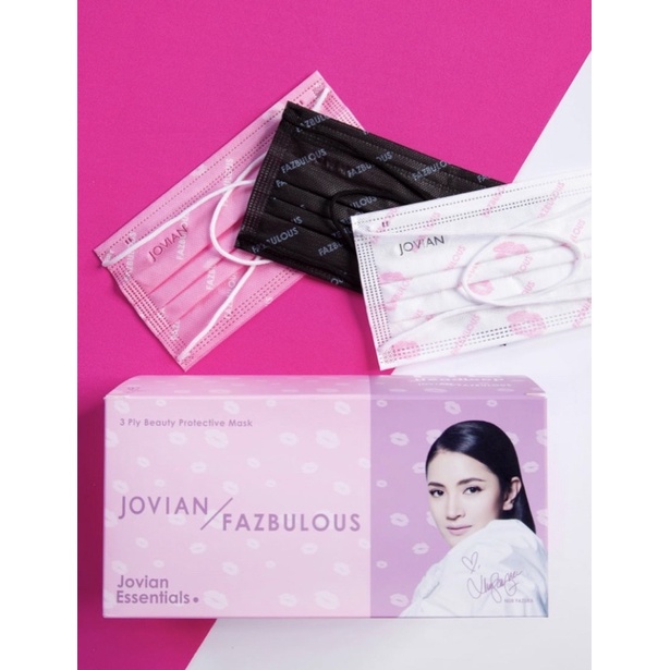 JOVIAN MASK anti acne anti JERAWAT(siti nurhaliza) Headloop putih