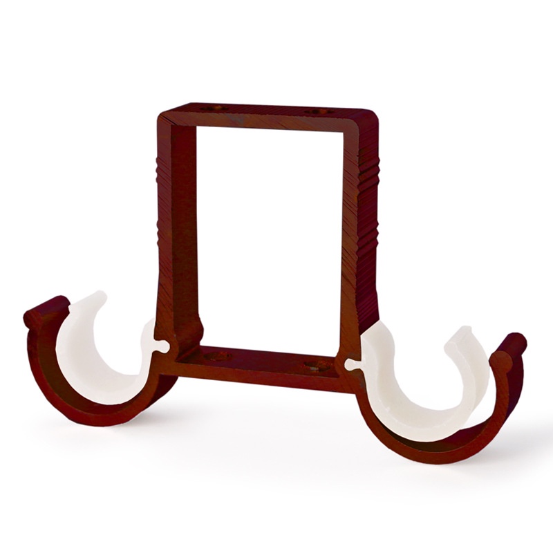 {TMH2089} DOUBLE 28mm Ceiling Thick Bracket for Railing Rod Curtain