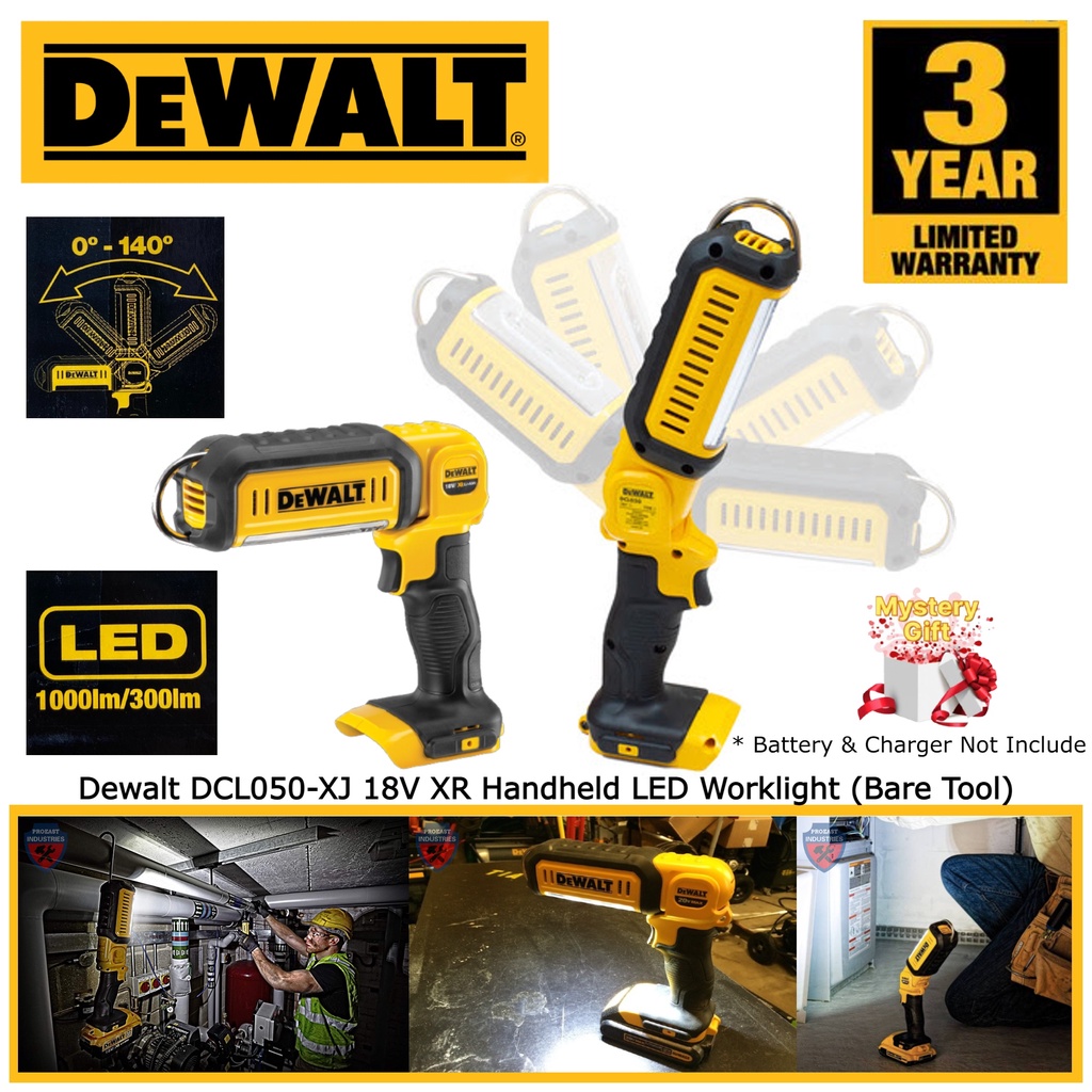 Dewalt DCL050N 18V Handheld LED Work Light Torch with x