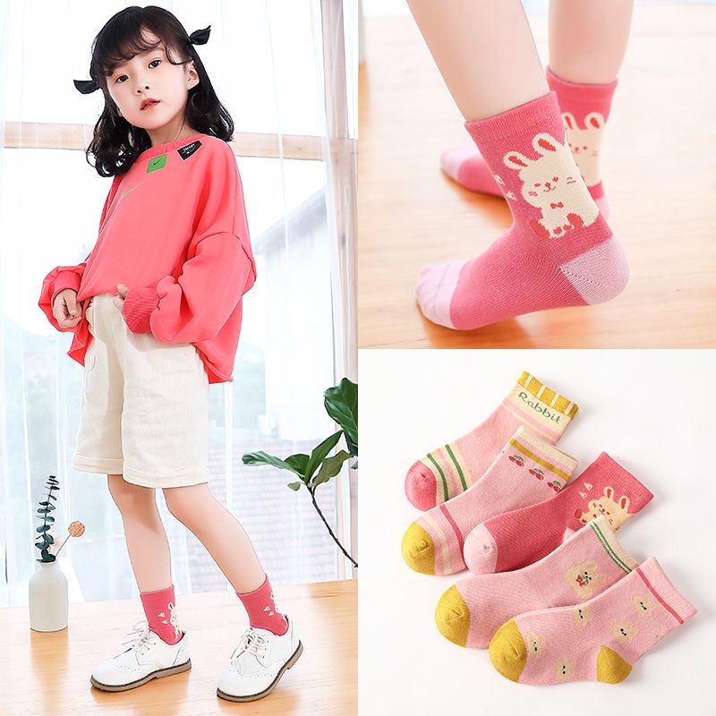 ⊙Children s socks, girls, autumn and winter, Christmas socks, small