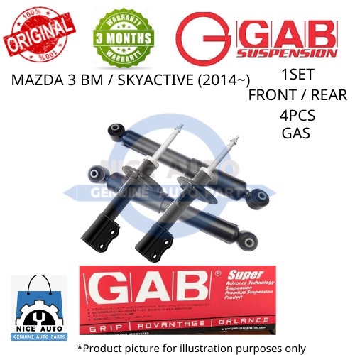 MAZDA 3 BM / SKYACTIVE (2014Y) ( FRONT & REAR ) (1SET =4PCS) SUPER GAS
