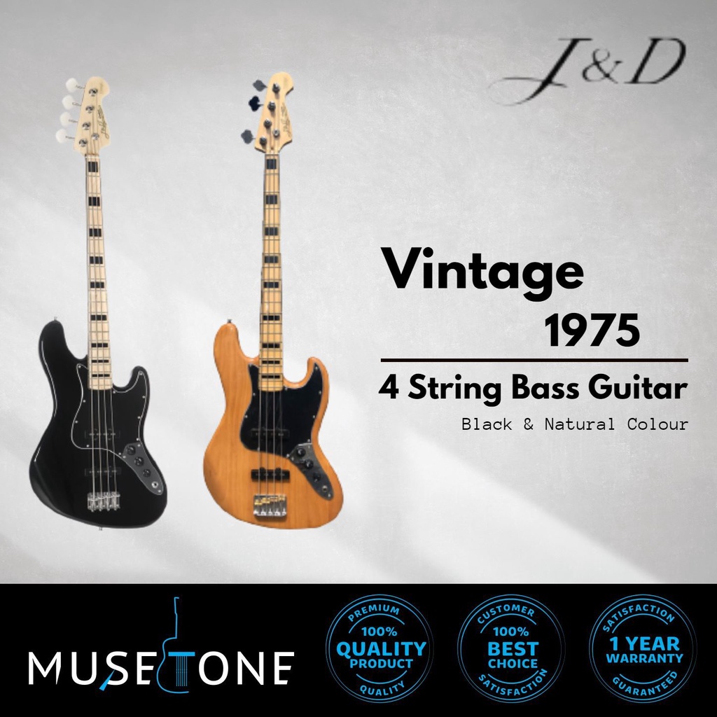 J&d jb vintage on sale 1975 bass guitar