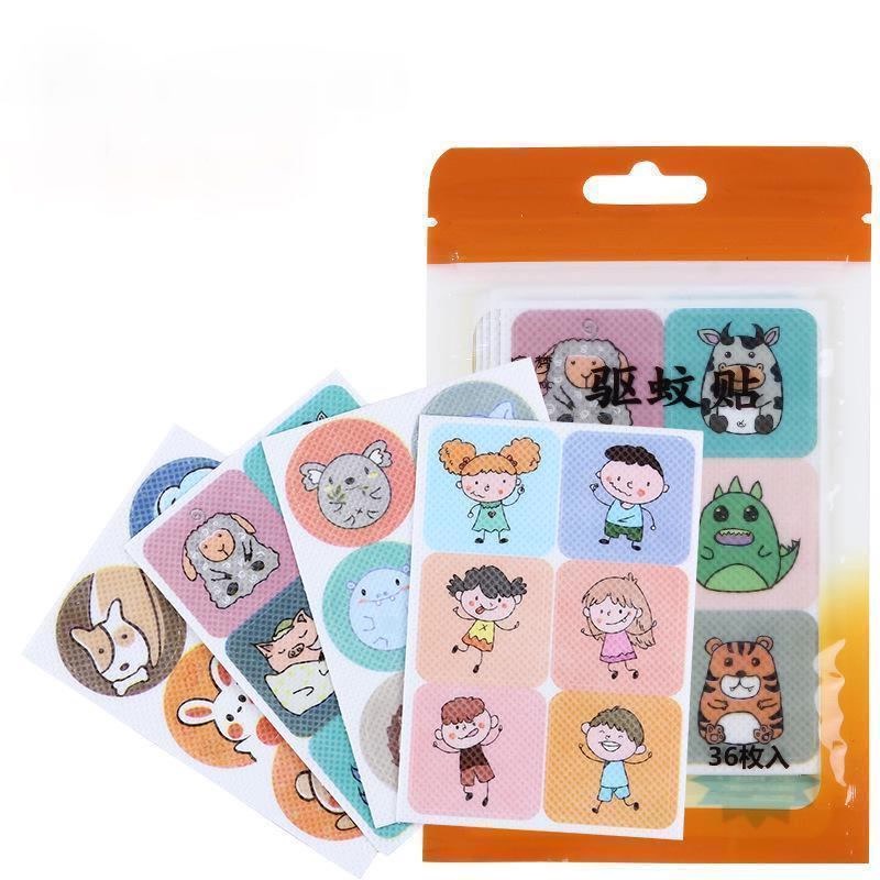 Mosquito Patch Cartoon Mosquito Repellent Sticker children's outdoor
