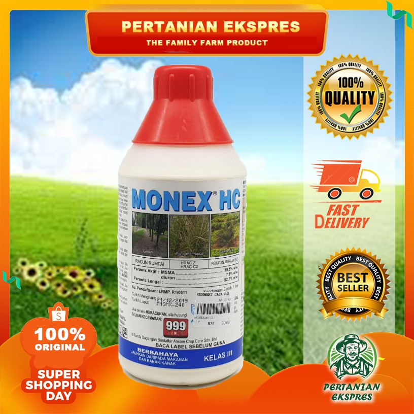 Ancom Monex Hc 1l Racun Rumput Shopee Malaysia