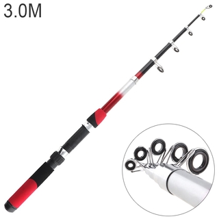 6 size for option Glass Fiber Telescopic Fishing Rod Sea Pole Travel Sea  Rock Rods