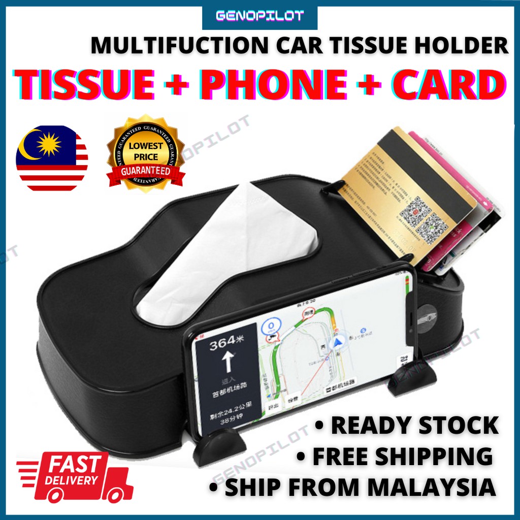 🔥3IN1 CAR TISSUE HOLDER🔥Multifunction Car Tissue Holder Tissue Box