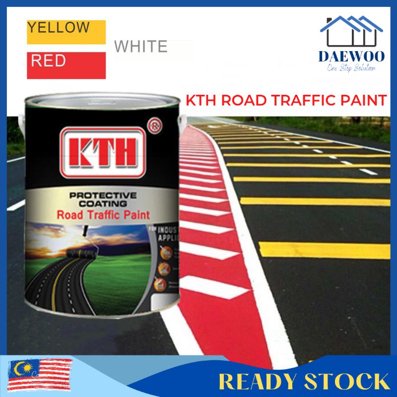 5L KTH Road Line Traffic Paint / Cat Jalan Raya / Roadline Paint / Cat