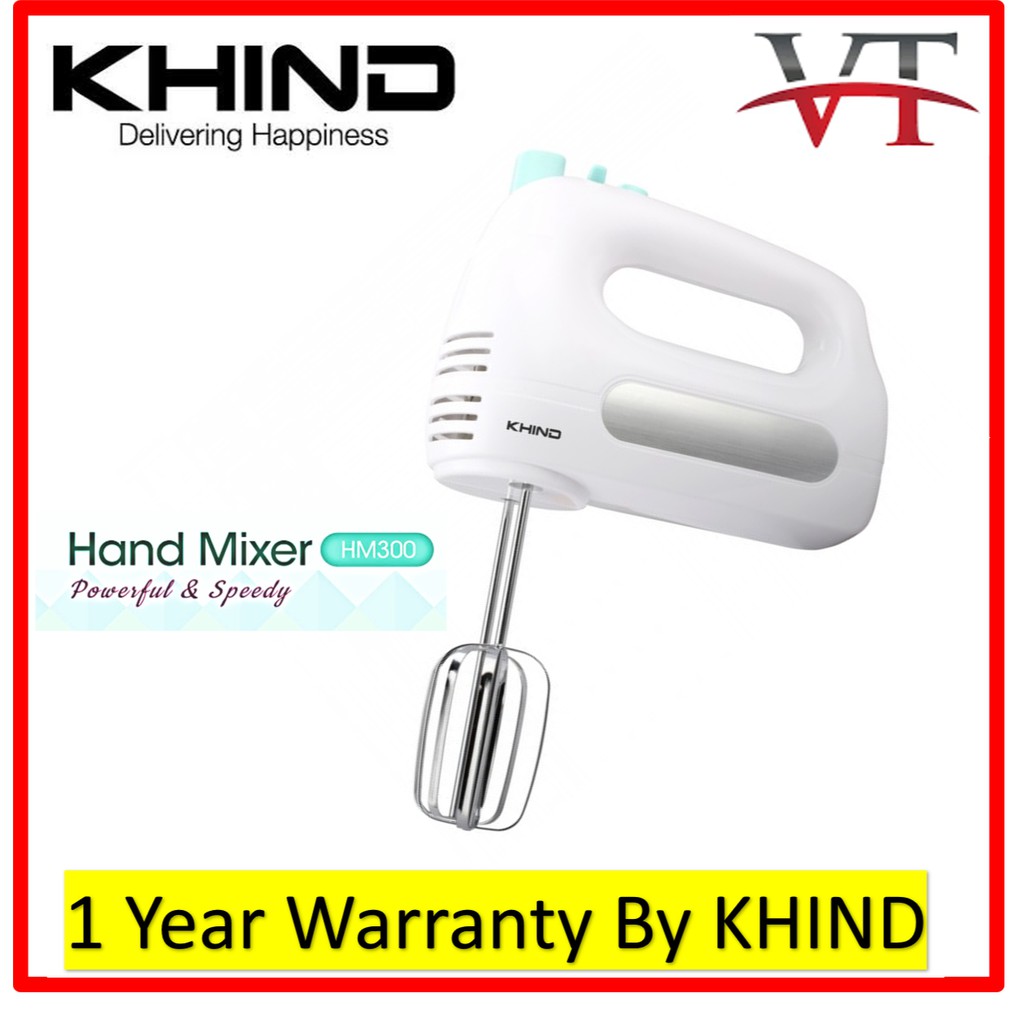 KHIND HM300 HAND MIXER HM300 Midori Series Shopee Malaysia
