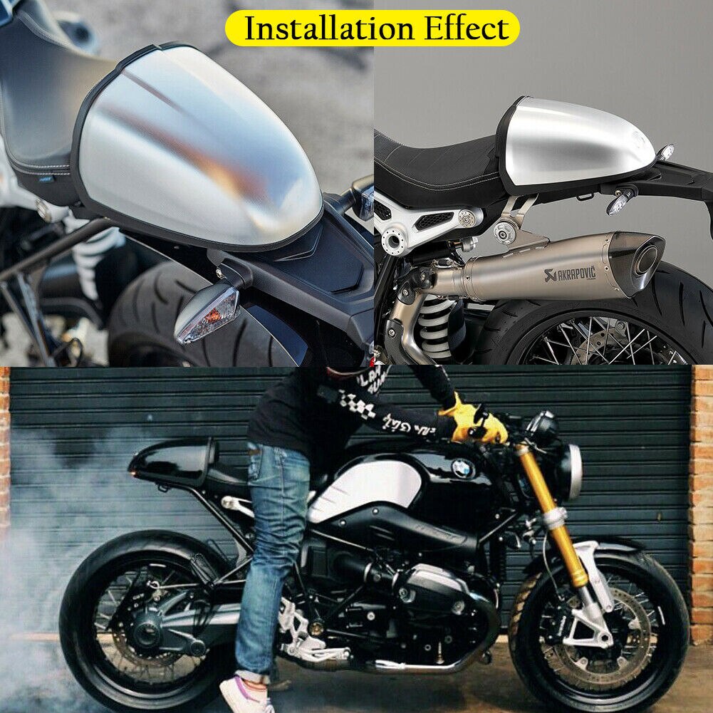 Motorcycle Rear Pillion Seat Cowl Hump Cover Fairing Swingarm Trunk Box