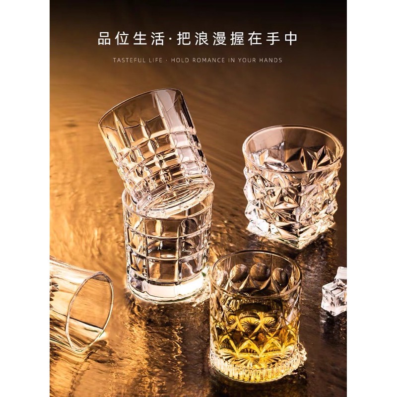 Whisky Glass Foreign Wine Glass Creative Shaped Crystal Glass Beer Glass 威士忌精致酒杯 玻璃杯 Shopee 6141